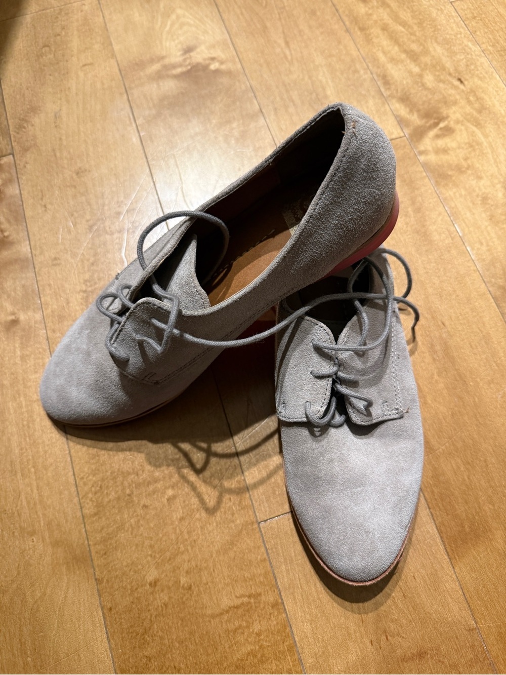 Dolce Vita Gray Suede Lace-Up Women's Boots